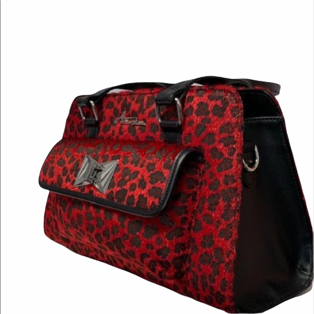 *NEW* Cosmo Red Leopard Purse - Picture 2 of 4